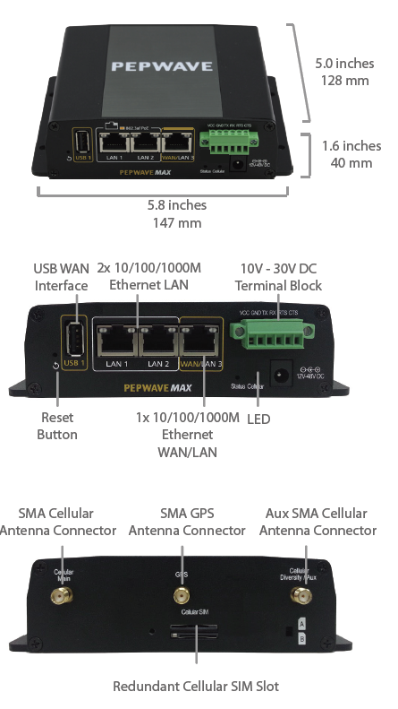 MAX BR1 ENT Specifications