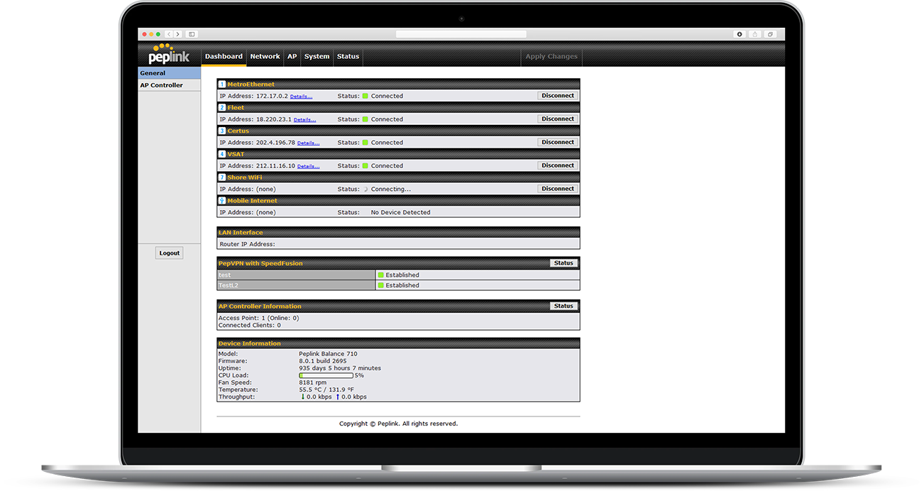 Pepwave SpeedFusion Engine